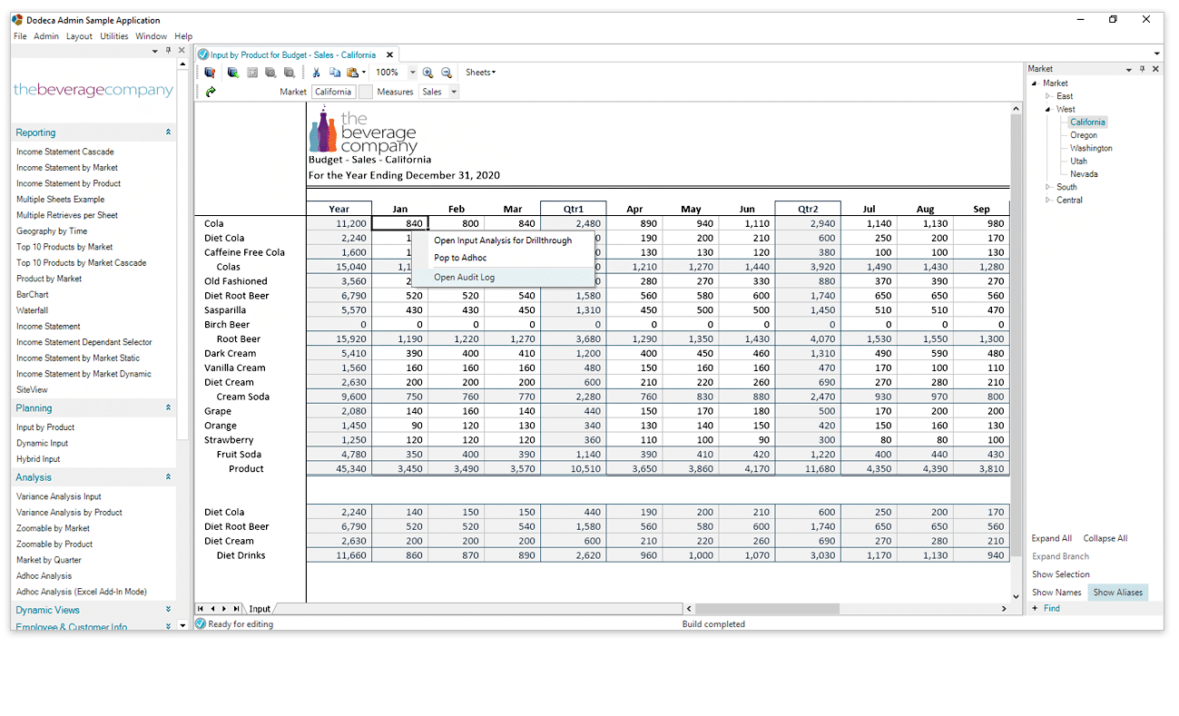 june2020 feat budget input 2 | Applied OLAP