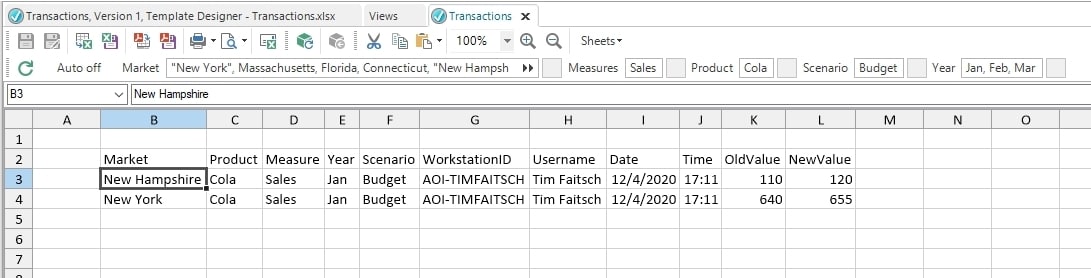 Audit Logging for Essbase Activity Log Dodeca - Hyperion Reporting - Applied OLAP